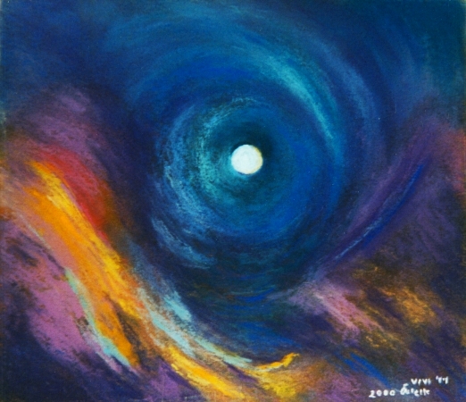 Vivi's Spiritual Soft Pastel Painting 32